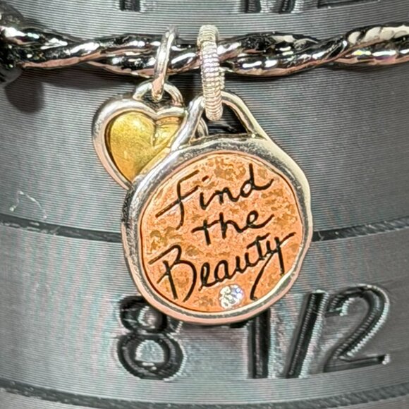 Brighton Find the Beauty Art & Soul Charm Bangle Bracelet - Picture 3 of 9